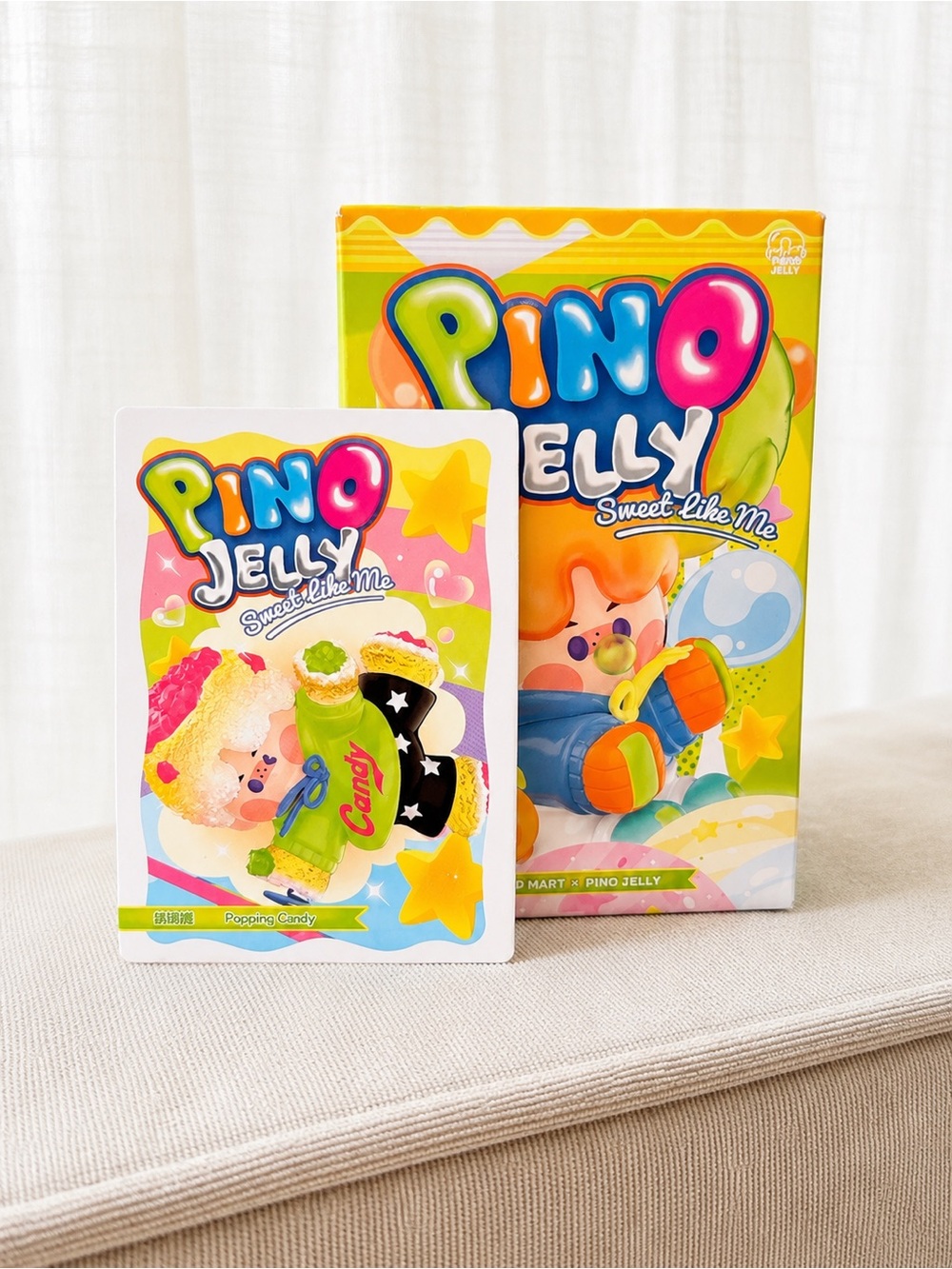 POP MART Pino Jelly Kids Figure - Orange & Blue